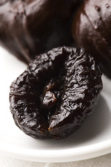 Image showing Dried plums in chocolate 