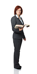 Image showing woman with book