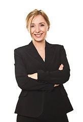 Image showing smiling woman