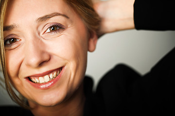 Image showing smiling woman