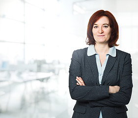 Image showing businesswoman in office