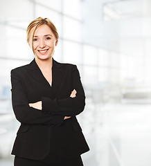 Image showing woman in office