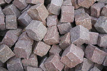 Image showing Red granite