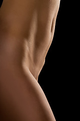 Image showing naked on a black background