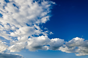 Image showing relief  beautiful clouds 