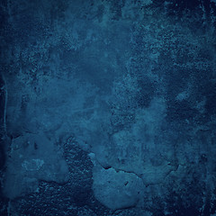 Image showing blue grunge wall