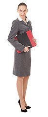 Image showing businesswoman with papers