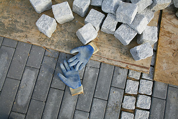 Image showing Constructing a new promenade