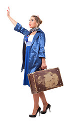 Image showing single woman traveling