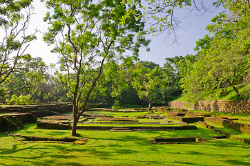 Image showing ancient ruins in the vicinity mount Sigiriya, Sri Lanka (Ceylon)