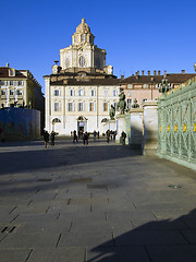 Image showing Church of San Lorenzo Turin Piedmont Italy