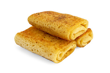 Image showing Pancakes stuffed with