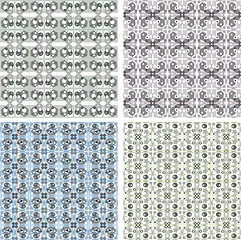 Image showing seamless vintage wallpaper pattern, abstract background