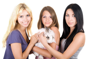 Image showing Three young women