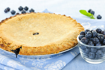 Image showing Blueberry pie