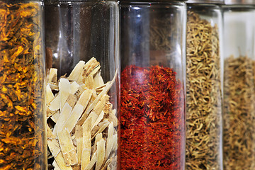 Image showing Traditional Chinese herbal medicines