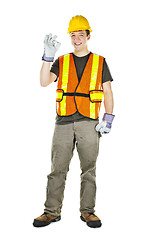 Image showing Happy construction worker