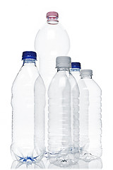 Image showing Empty plastic bottles