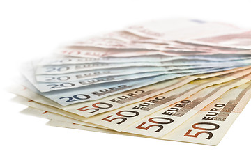 Image showing euro bills