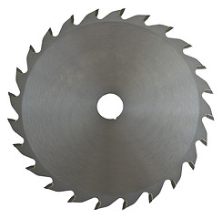 Image showing saw blade on white background