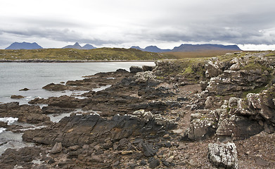 Image showing stony coastal landscape