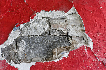 Image showing Whole in the wall