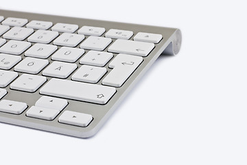 Image showing Aluminium keyboard