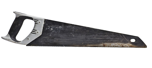 Image showing used hand saw