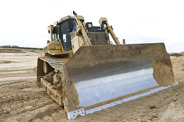 Image showing Huge bulldozer