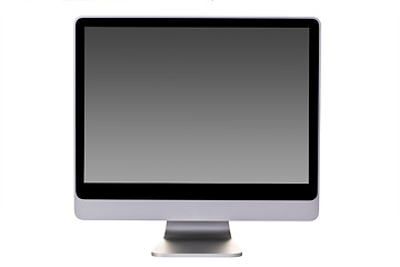 Image showing Aluminium Desktop Computer with flat screen