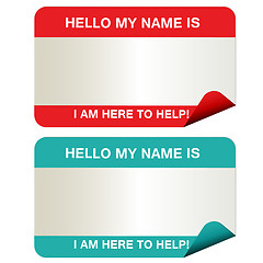 Image showing Name tags 