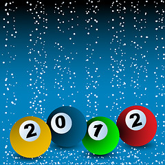 Image showing 2012 Billiard ball arrangement