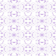 Image showing Seamless floral pattern