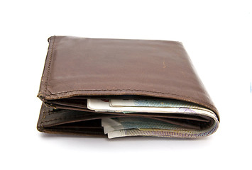 Image showing Wallet and currency 