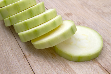 Image showing fresh green zucchini 