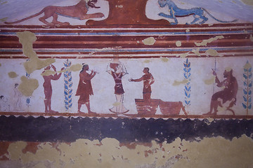 Image showing Etruscan tomb