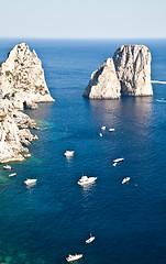 Image showing Faraglioni di Capri