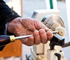 Image showing Turner at work