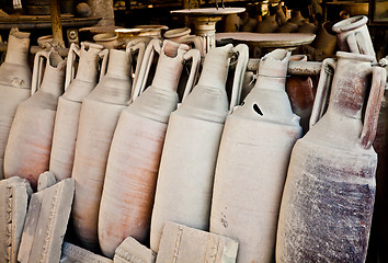 Image showing Old amphoras