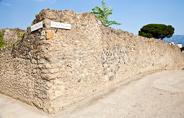 Image showing Pompeii - archaeological site