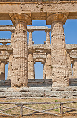 Image showing Paestum temple - Italy