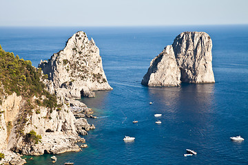 Image showing Faraglioni di Capri