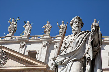 Image showing Vatican Statues