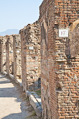 Image showing Pompeii - archaeological site