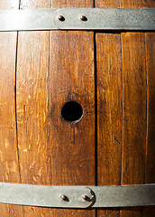 Image showing Old barrel