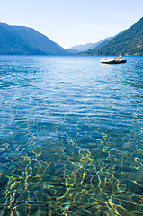 Image showing Boats on the lake