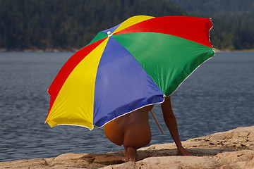 Image showing Beach Umbrella A