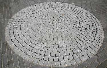 Image showing Artistic pavement