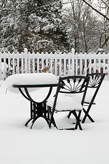 Image showing Bistro Set at Rest