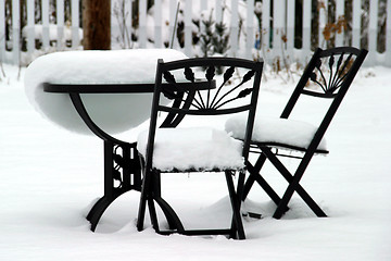 Image showing Bistro Set Melting